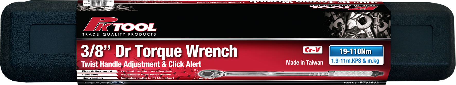 3/8” Dr Twist Torque Wrench