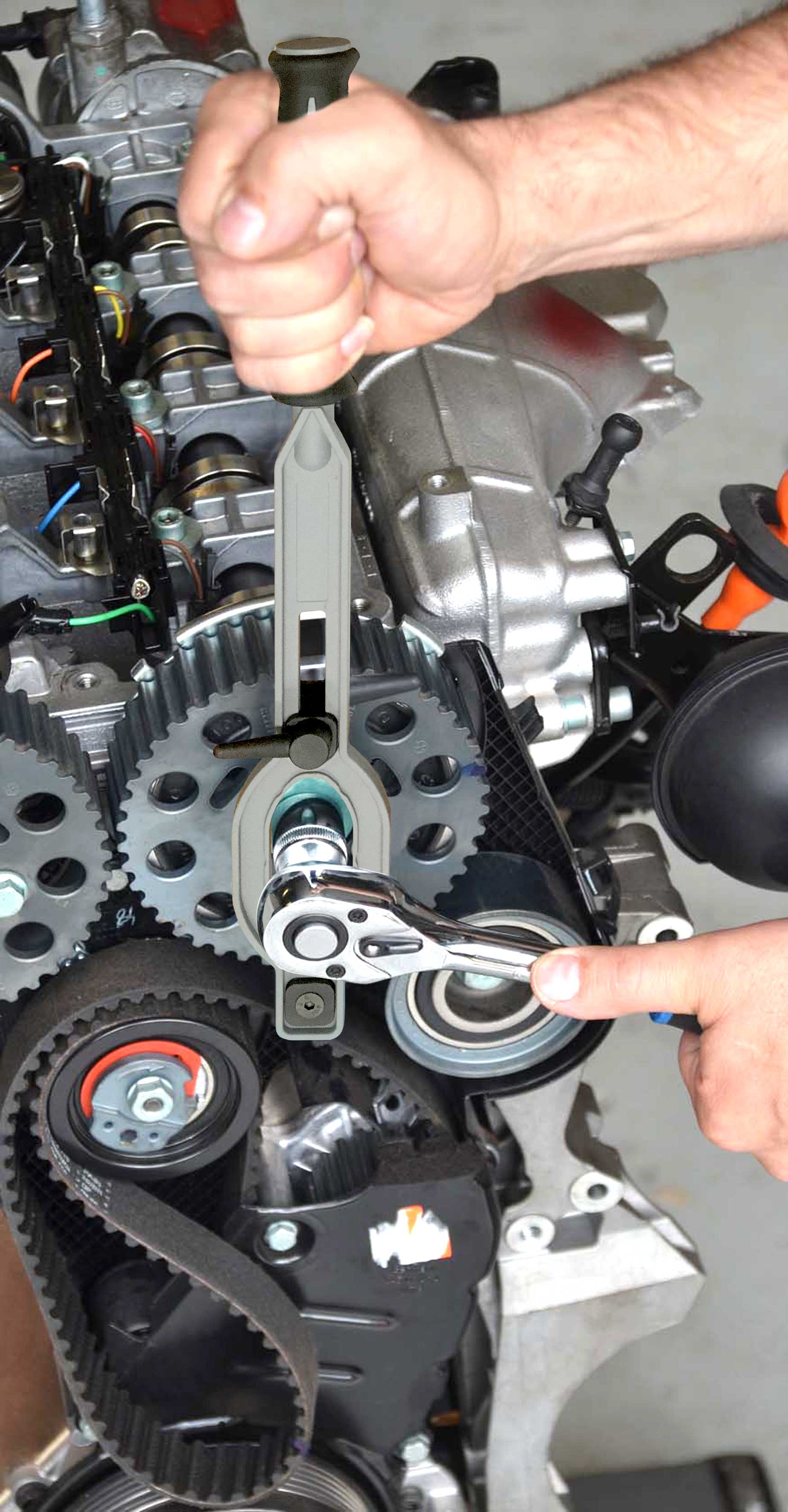 NYLON TIMING GEAR HOLDER & CAM GEAR CLAMPS KIT