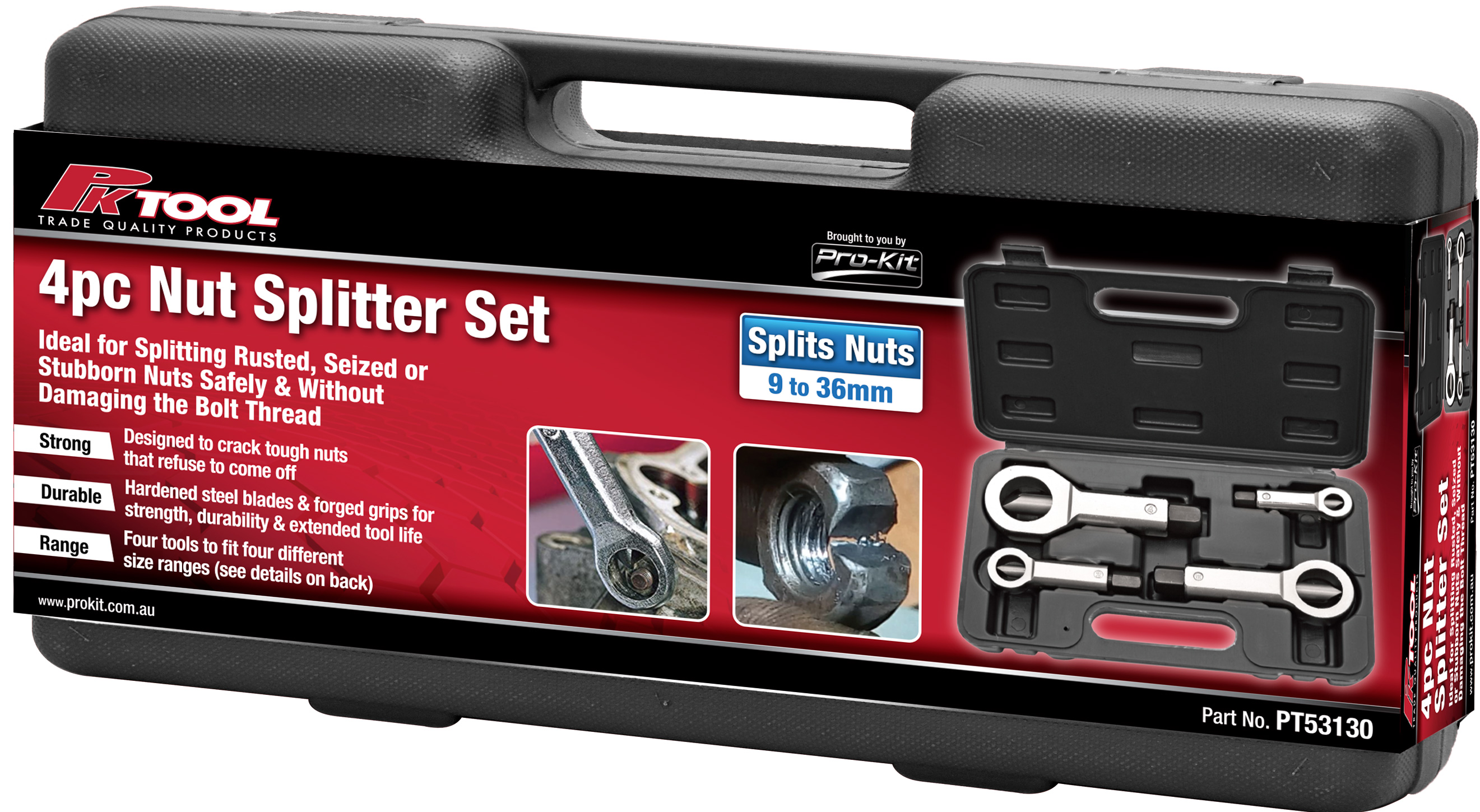 4pc  Nut Splitter Set