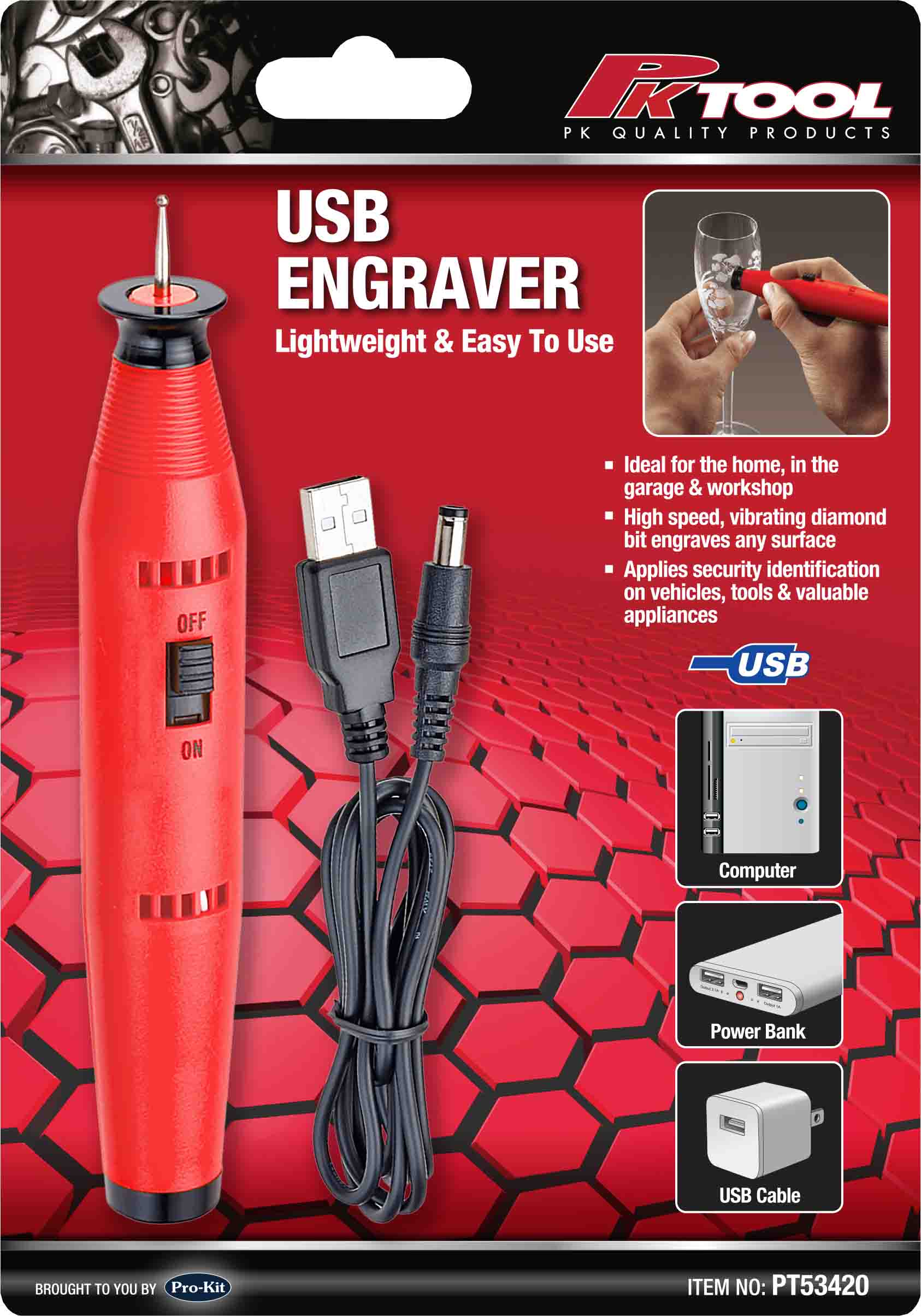 Diamond Tip USB Engraver