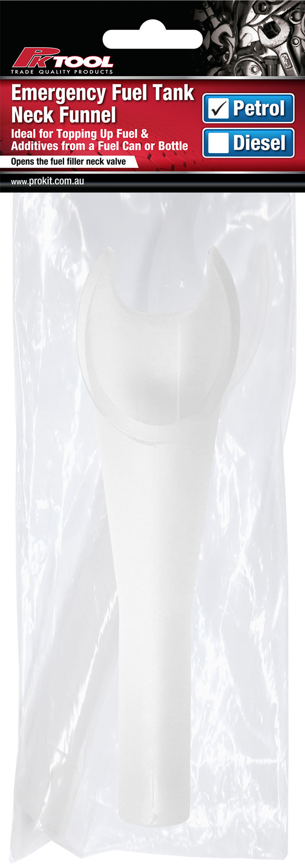 EMERGENCY FUEL TANK NECK FUNNELS For PETROL