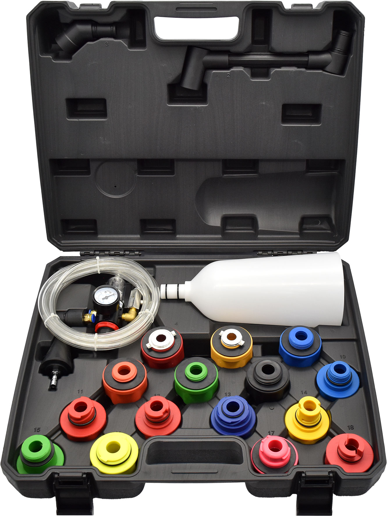20pc Pressurised Rapid Engine  Oil Draining & Filling System