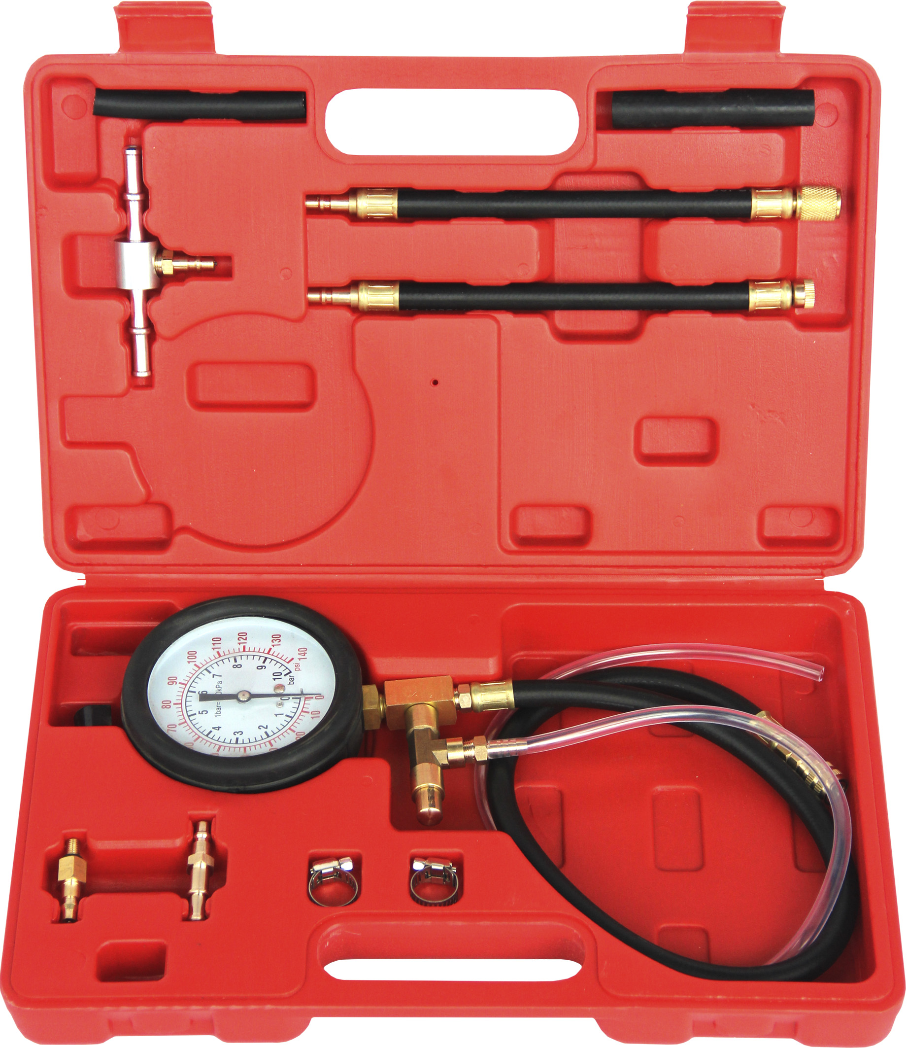 10pc SCHRADER EFI PRESSURE TESTER KIT