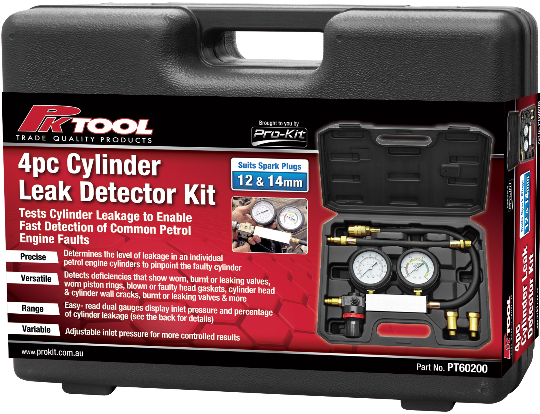 4pc Petrol Engine Cylinder Leak Detector