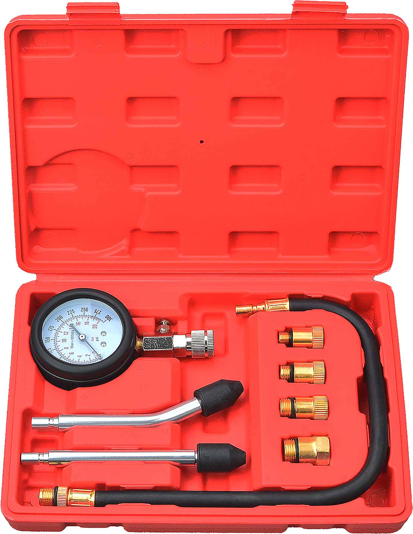 8pc PETROL ENGINE COMPRESSION TESTER SET