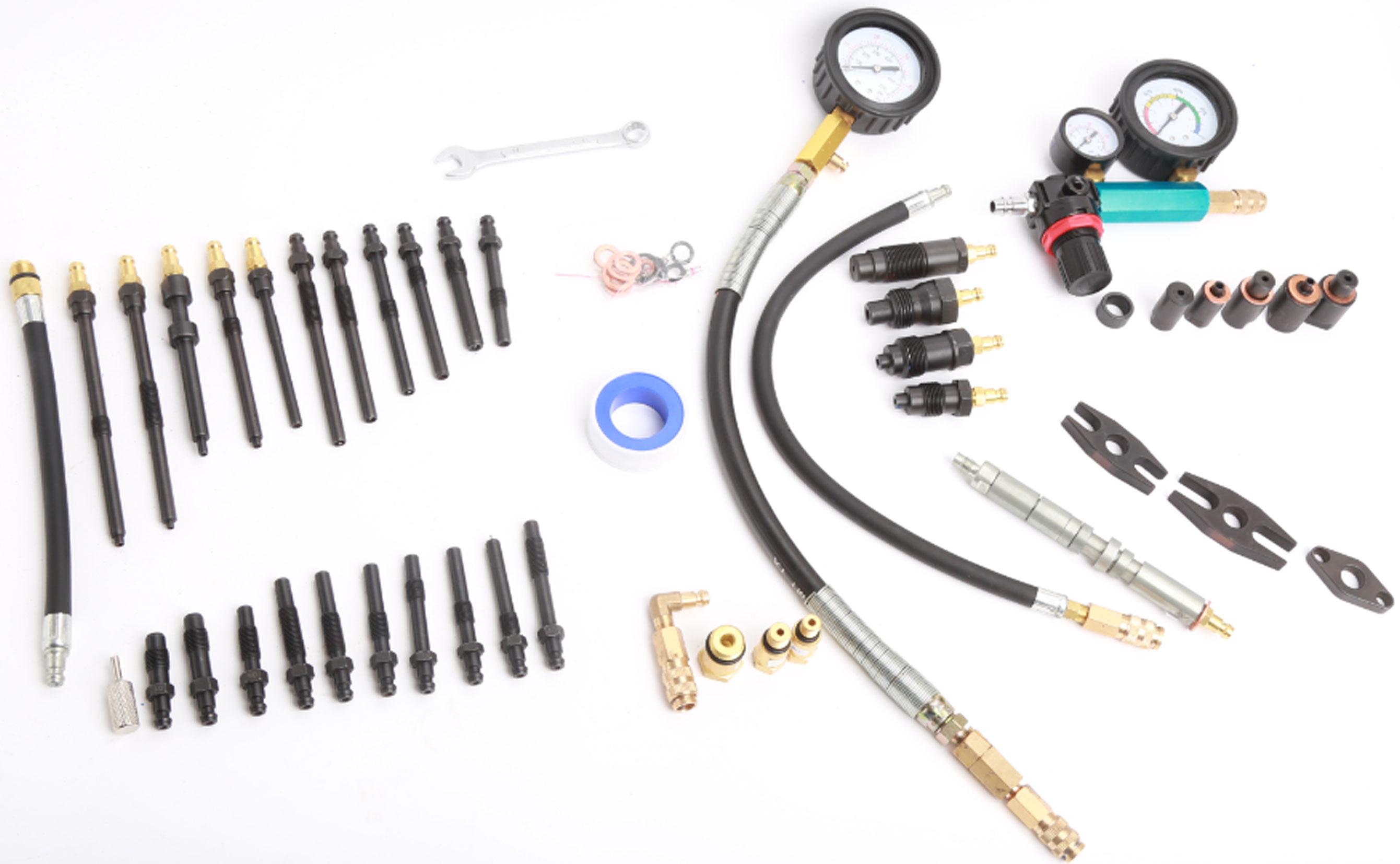 46pc Petrol & Diesel Engine Compression & Leak Tester Master Kit