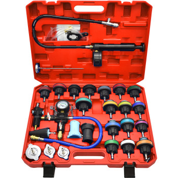 29pc Cooling System Pressure Tester & Vacuum Refill Master Kit