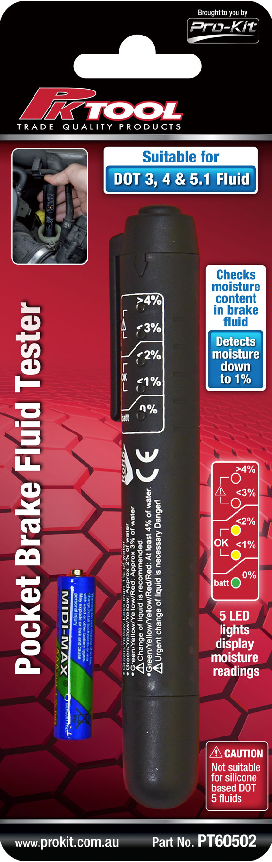 Pocket Brake Fluid Tester