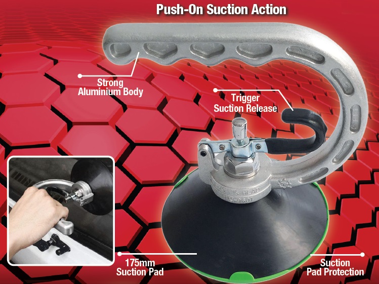 HEAVY DUTY BIG ALUMINIUM SUCTION LIFTER & DENT PULLER