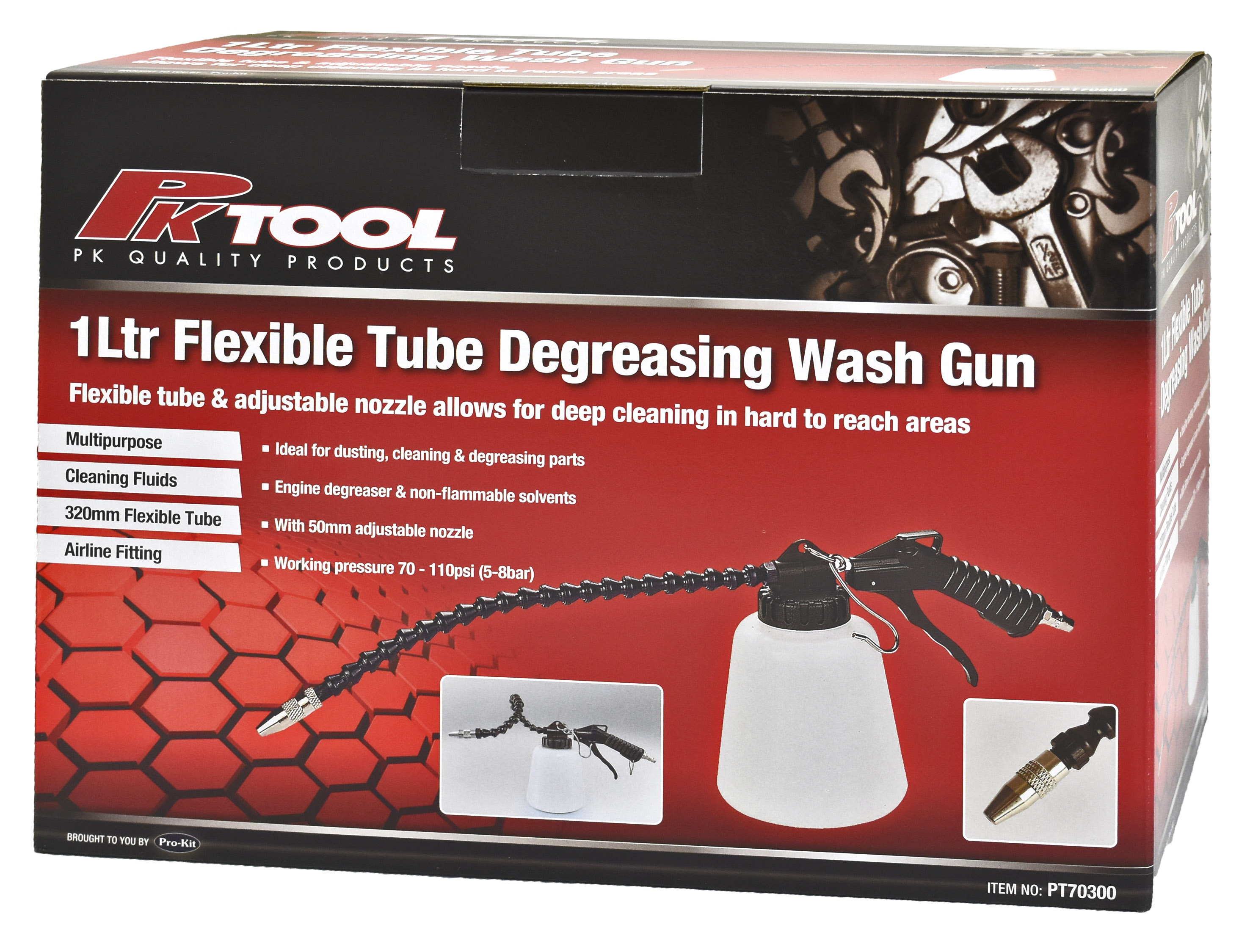 1L Flexible Tube Degreasing Wash Gun