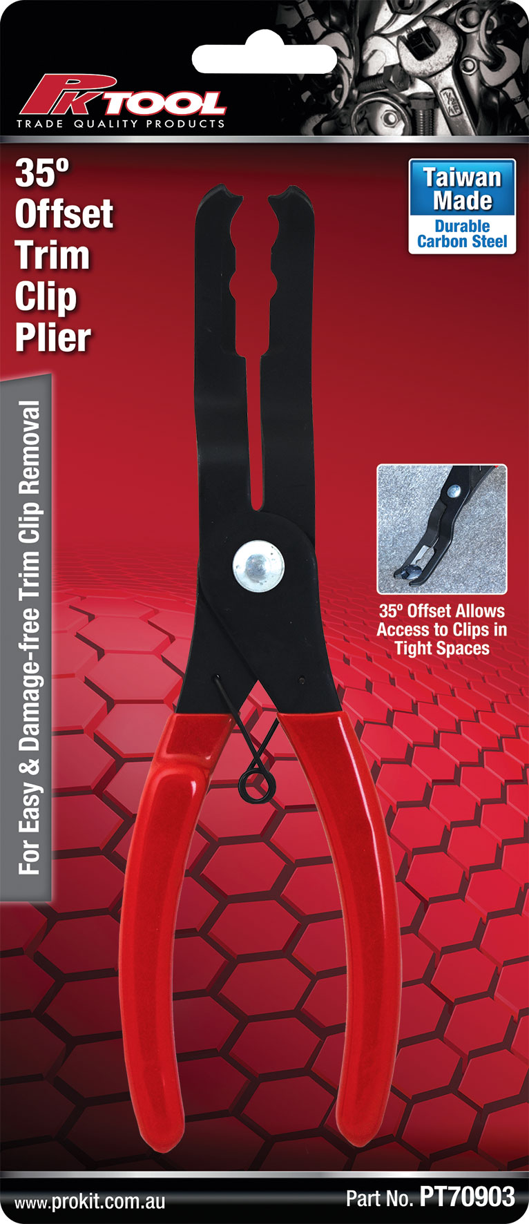 200mm 35º Offset Trim Clip Plier