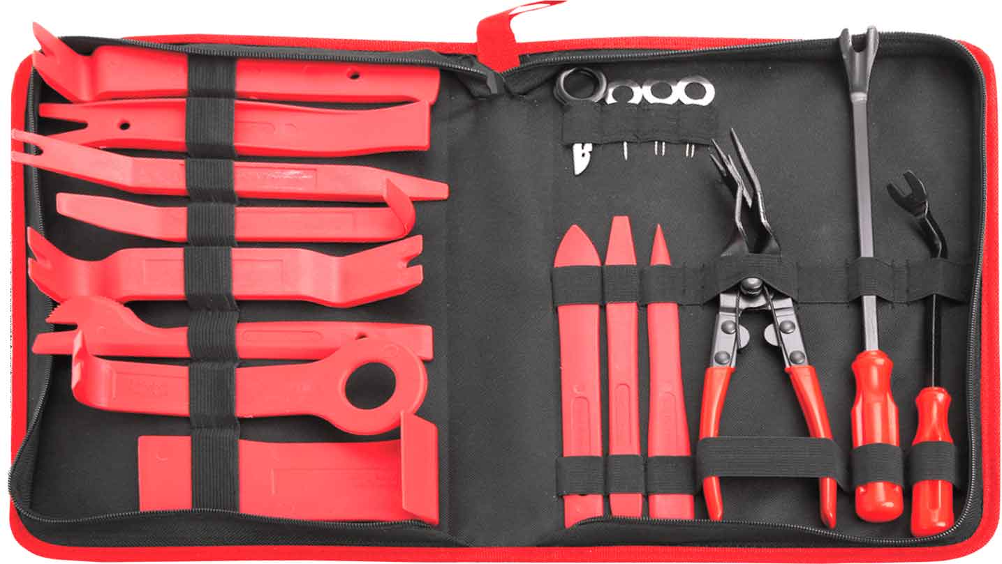 19pc Trim, Clip & Radio Removal Tool Set