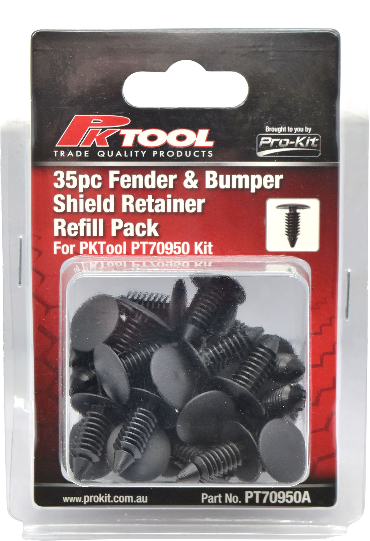 35pc Trim Clips Refill Pack – Fender & bumper shield retainer (A15)