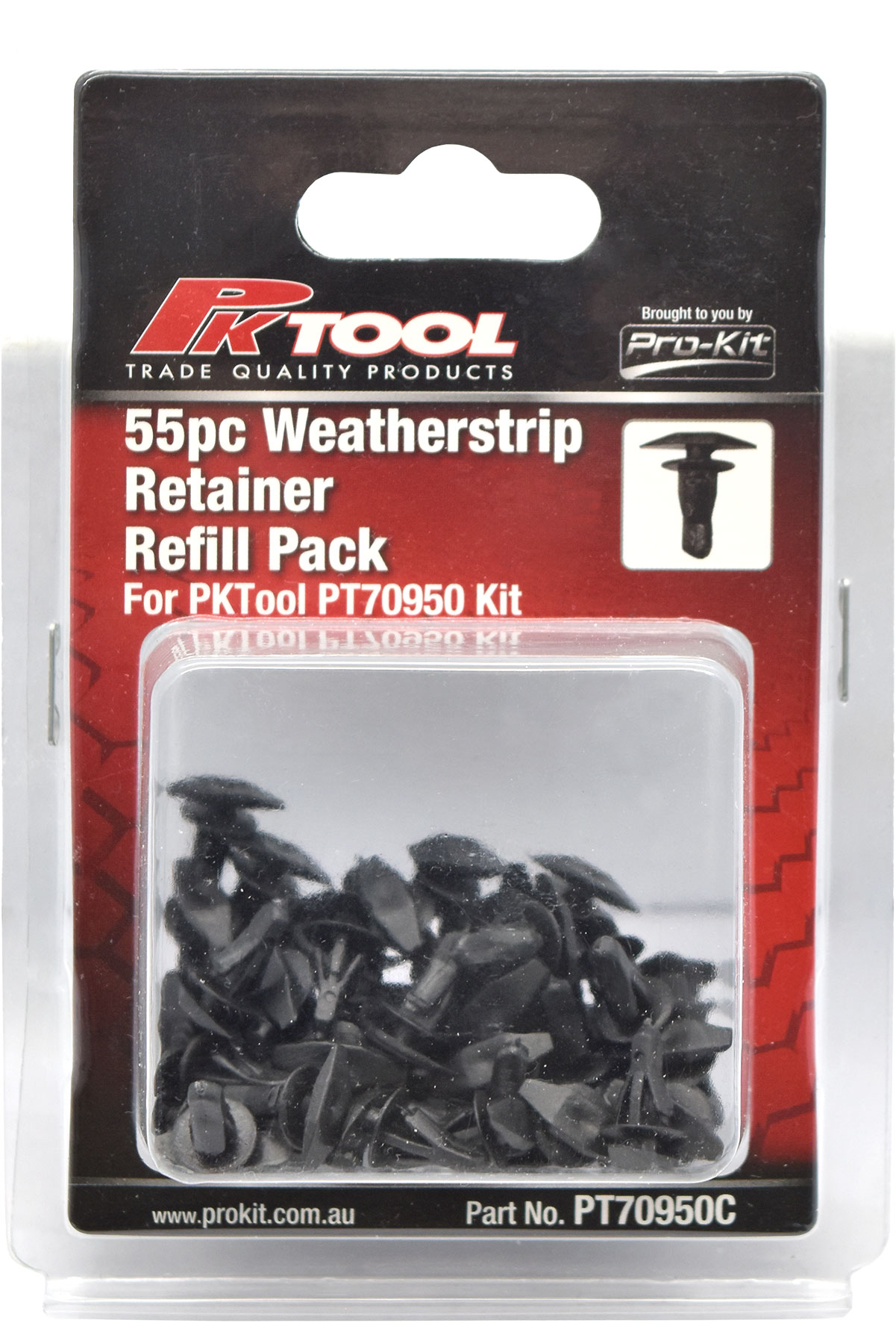 55pc Trim Clips Refill Pack – Weatherstrip retainer (F67)