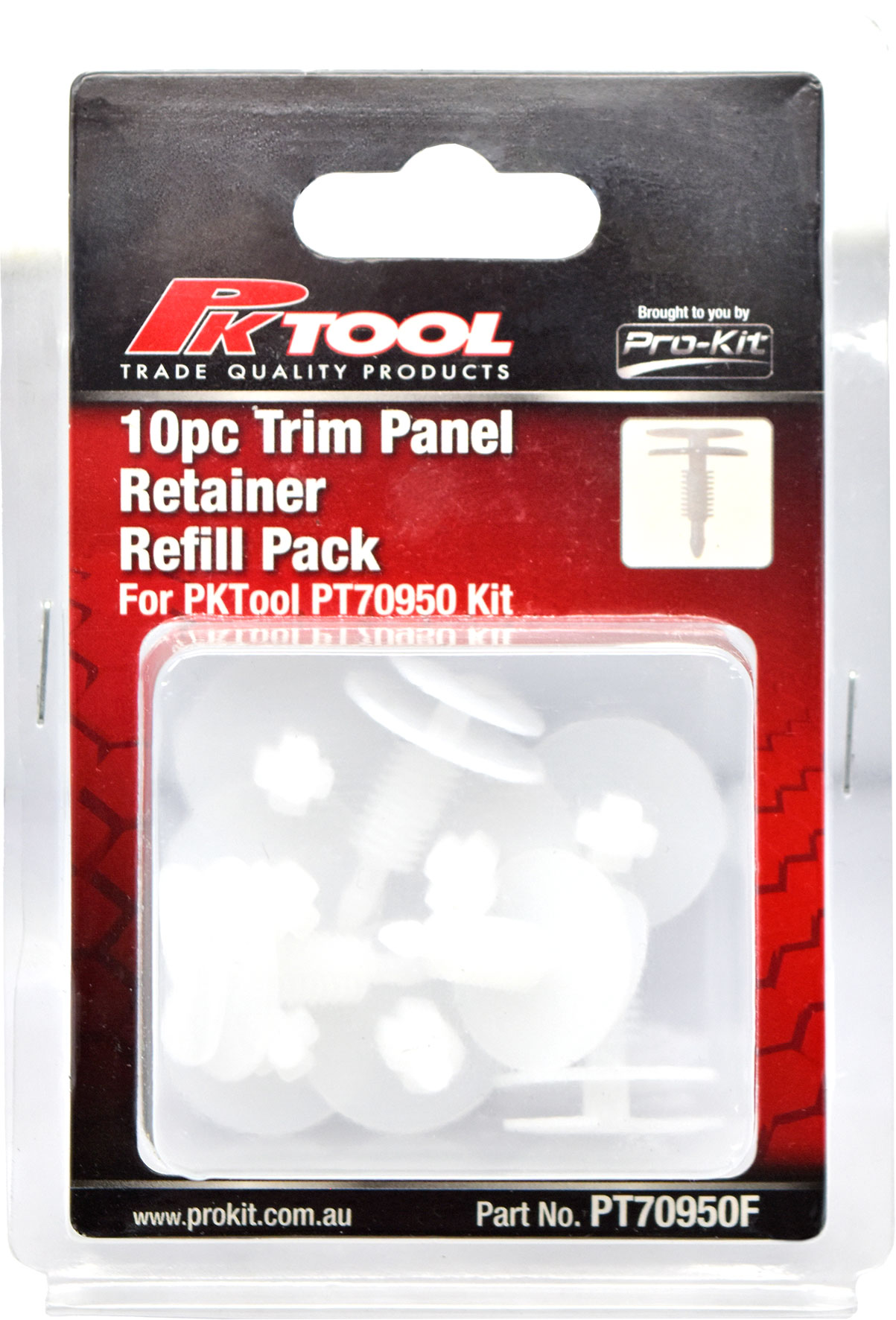 10pc Trim Clips Refill Pack – Trim panel retainer (D169) to suit PT70950
