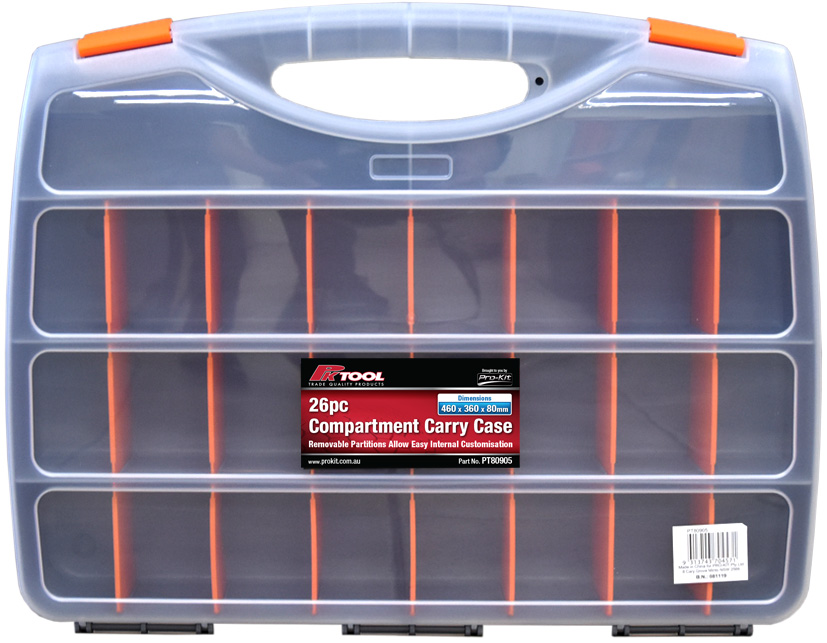 Multi-purpose 20 Compartments Organiser Case