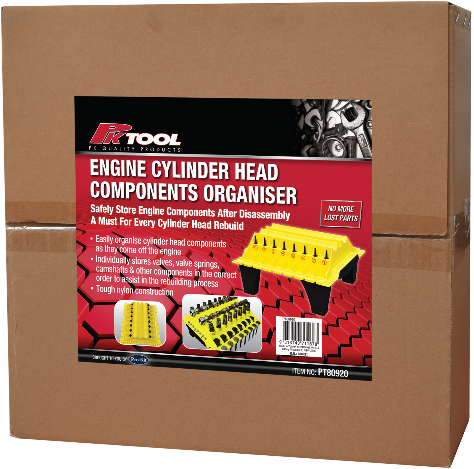 CYLINDER HEAD STRIP DOWN COMPONENTS ORGANISER
