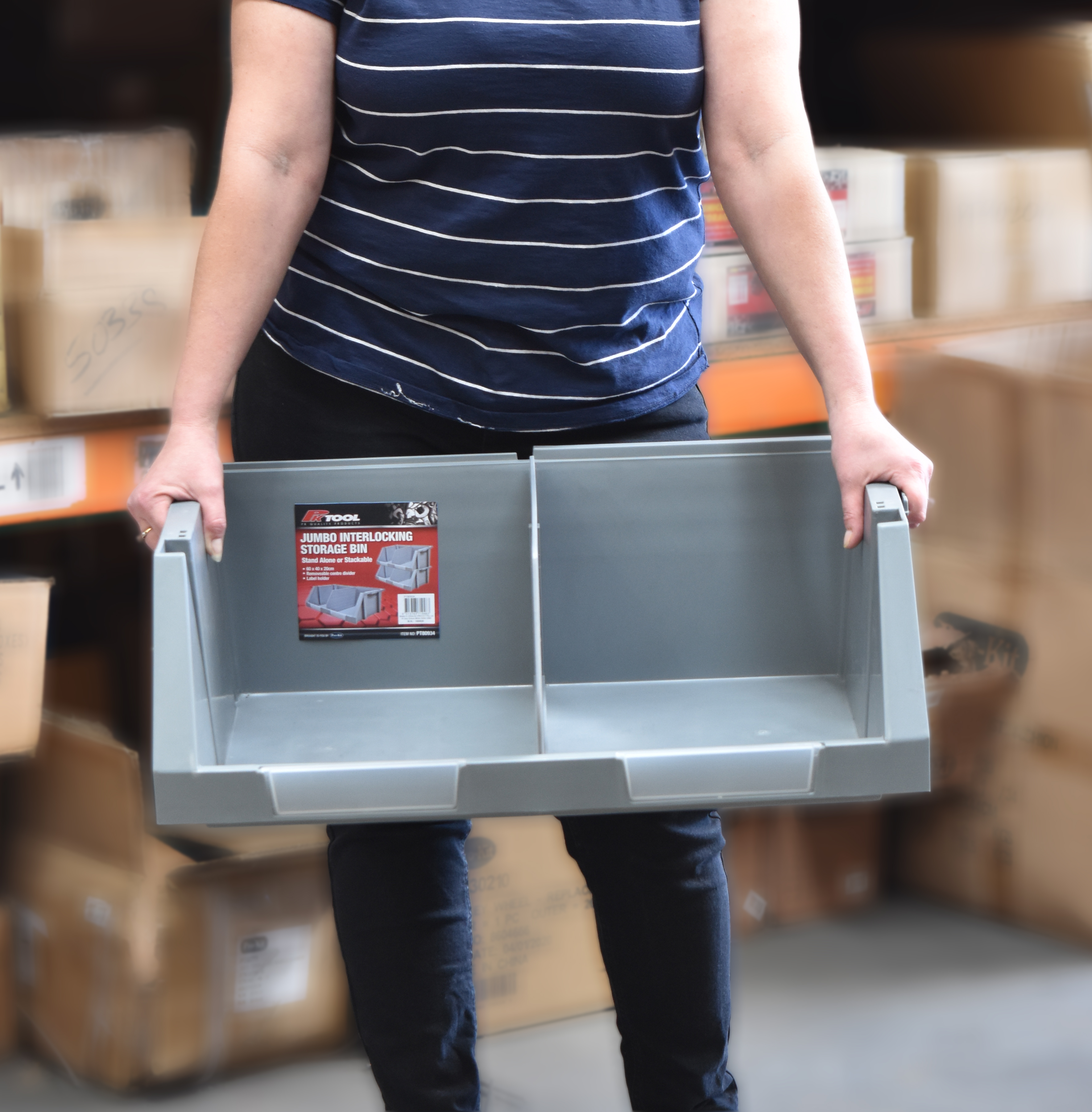 Jumbo Interlocking Storage Bin