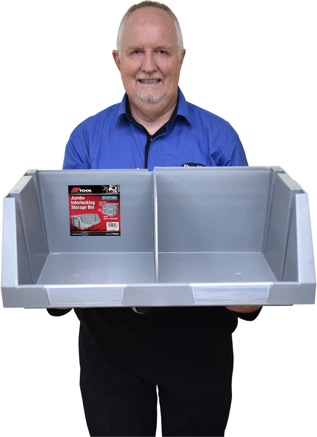 Jumbo Interlocking Storage Bin