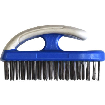 160mm 5 Row Steel Bristles Brush with Overhead Handle
