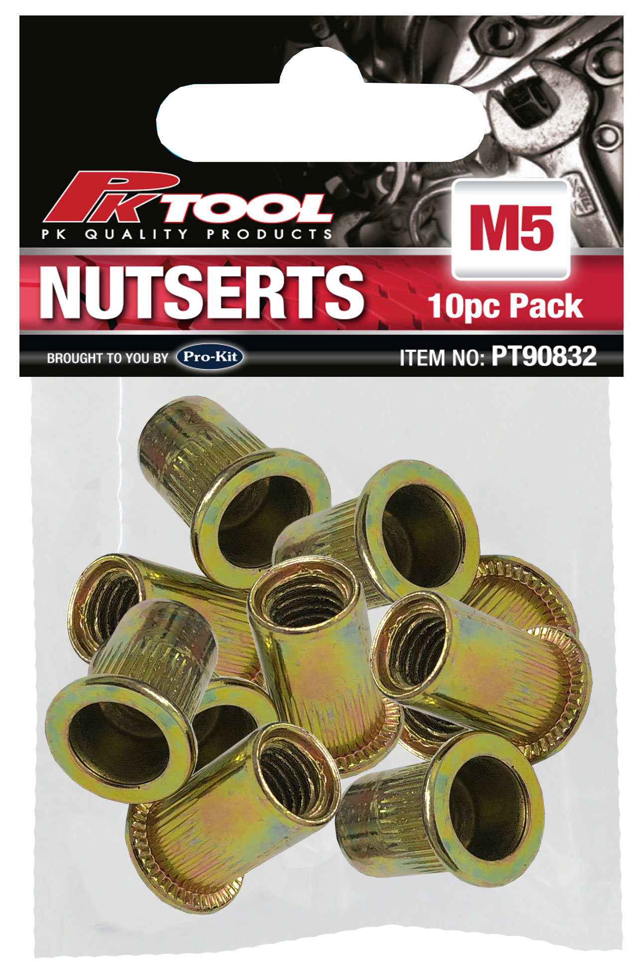10pc M5 Alloy Steel Nutserts Pack