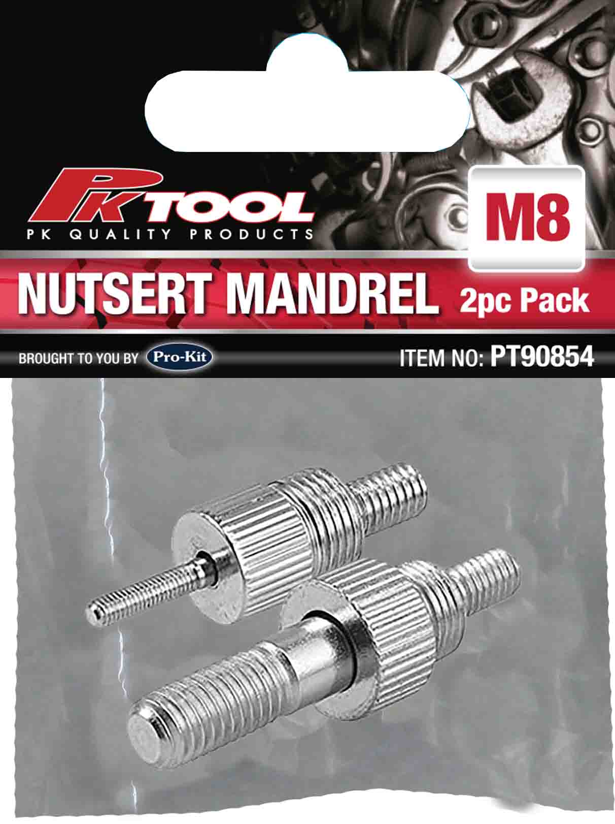 2pc M8 Alloy Steel Nutsert Mandrel