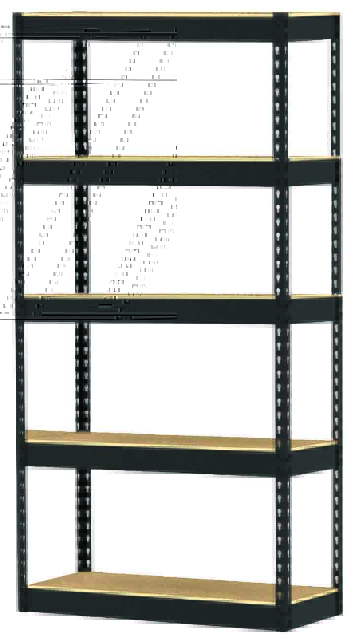 MULTI-PROFILE DESIGN 5 SHELF STORAGE OR WORK BENCH