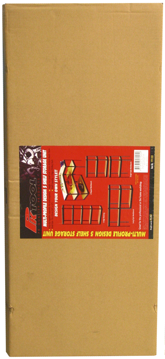 MULTI-PROFILE DESIGN 5 SHELF STORAGE OR WORK BENCH