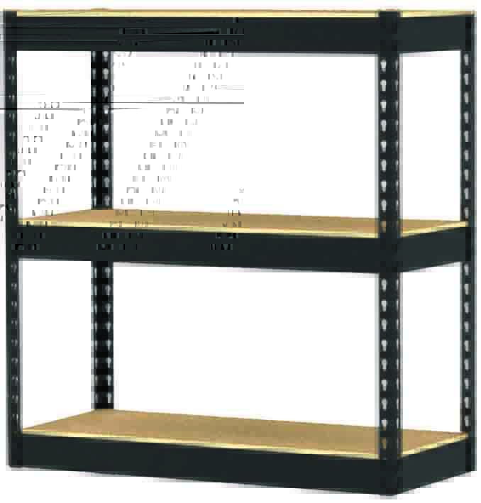 MULTI-PROFILE DESIGN 5 SHELF STORAGE OR WORK BENCH