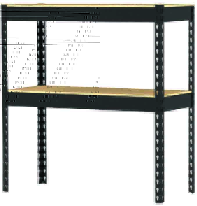 MULTI-PROFILE DESIGN 5 SHELF STORAGE OR WORK BENCH