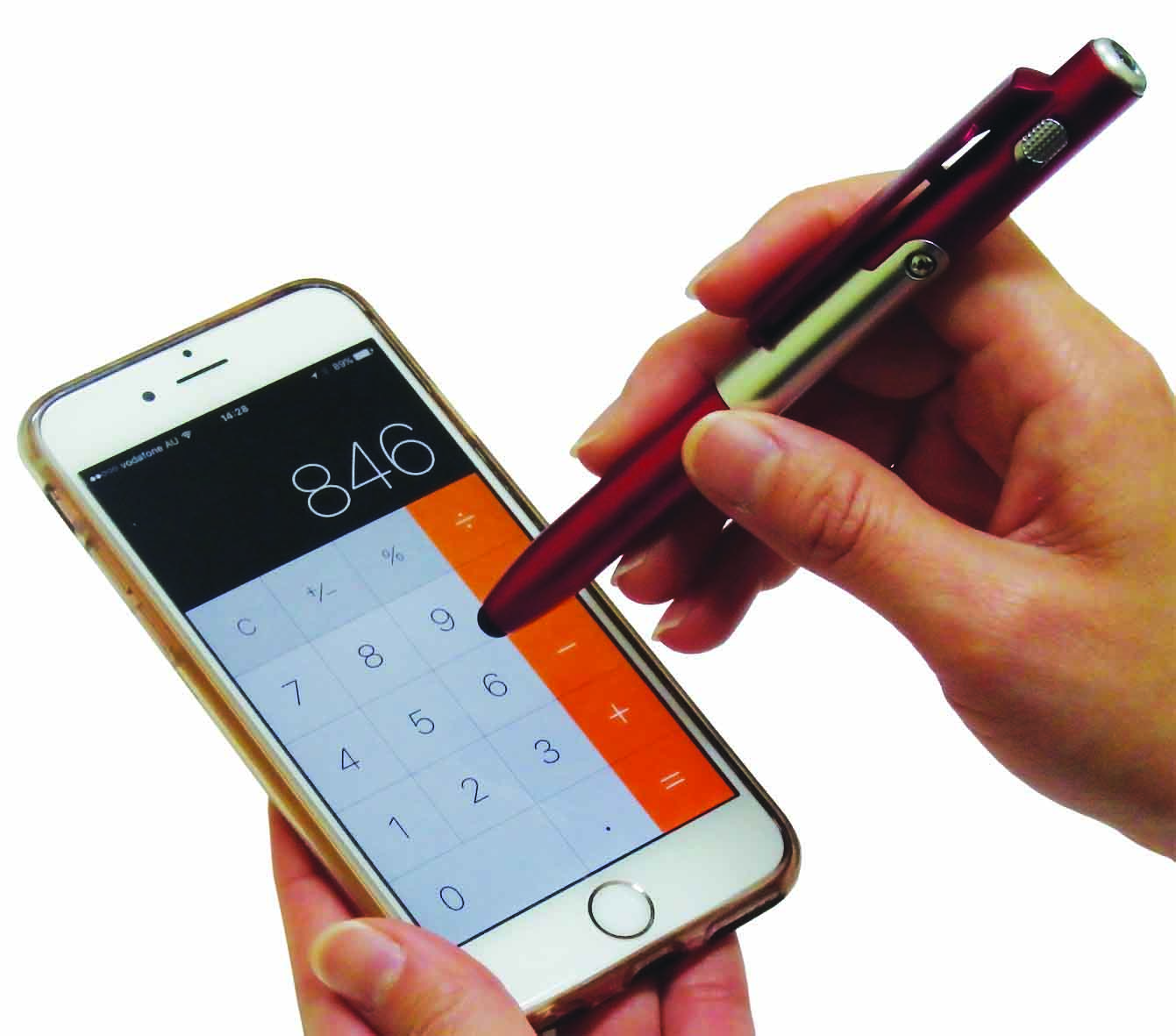 4 In 1 Pen, LED Torch, Phone Holder & Touch Screen Stylus