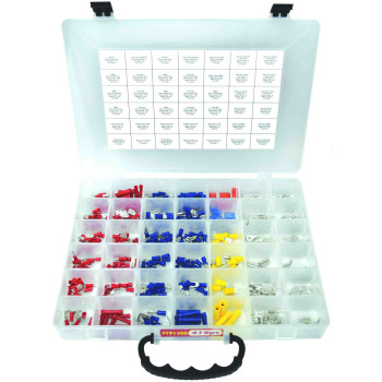 410pc Insulated & Non-Insulated Wire Terminals