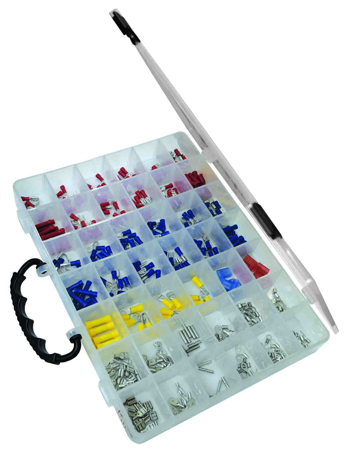 410pc Insulated & Non-Insulated Wire Terminals