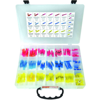126pc Heat Shrink Insulated Wire Terminals