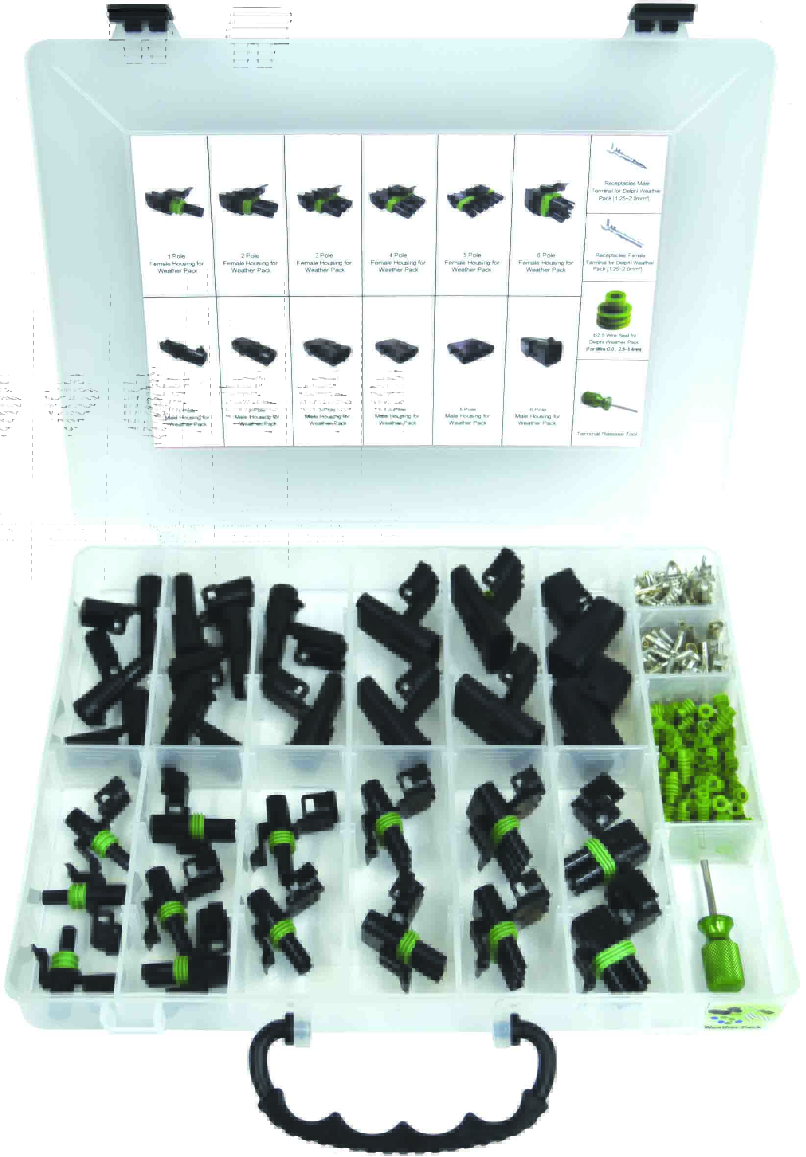 229pc WEATHER PACK SEALED WIRE CONNECTORS