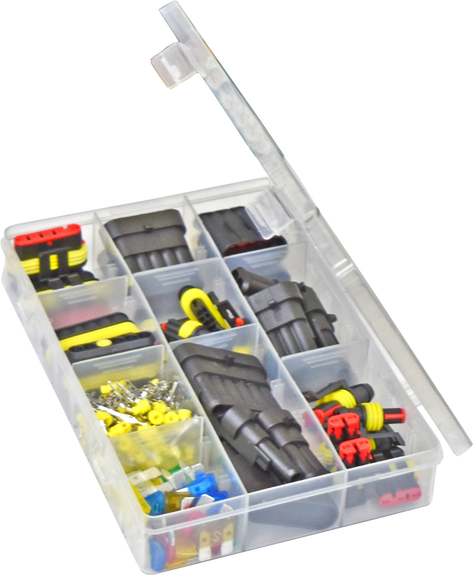 240pc Waterproof Wire Connector & Fuse Assortment