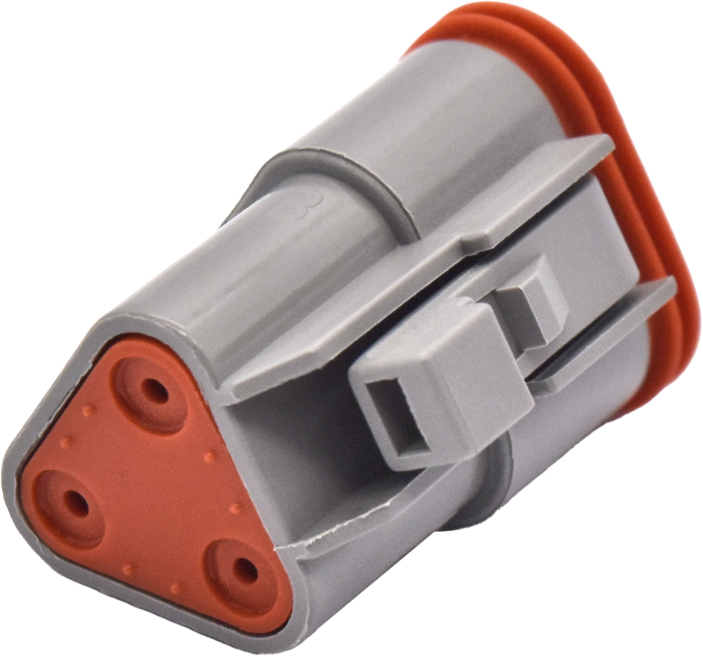 4pc Male Three Cavity Plug  Connector & Wedgelock