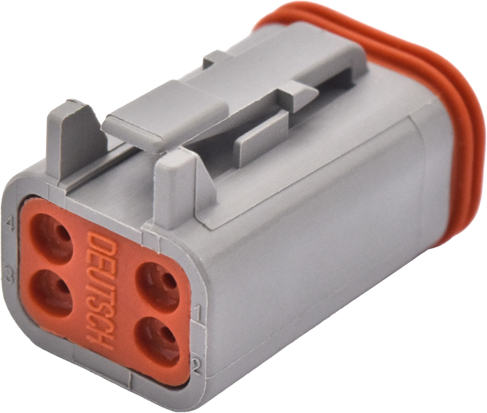 4pc Male Four Cavity Plug  Connector & Wedgelock