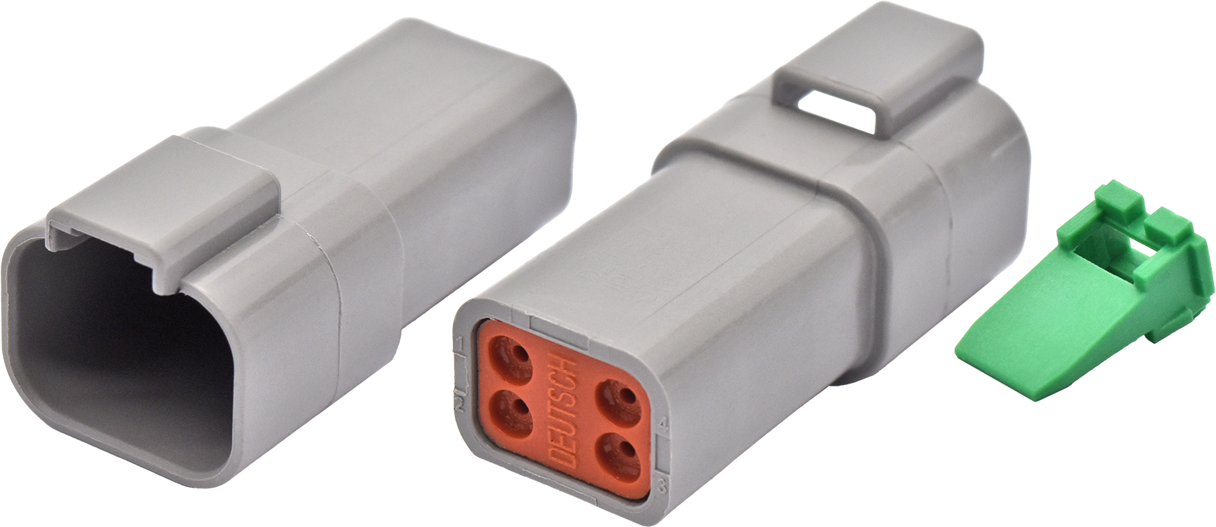 4pc Female Four Cavity  Connector & Wedgelock