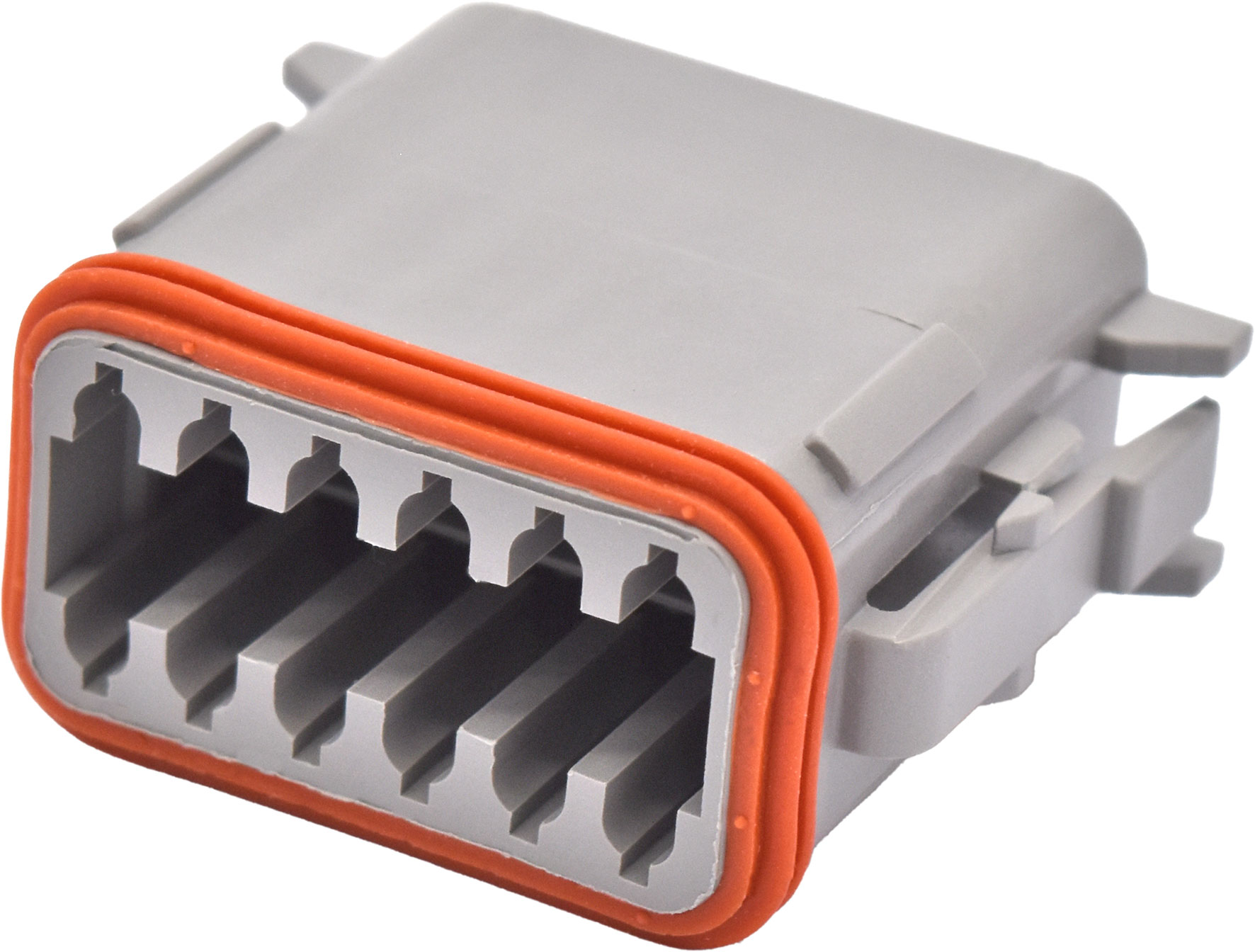 1pc Male Twelve Cavity Plug Connector & Wedgelock