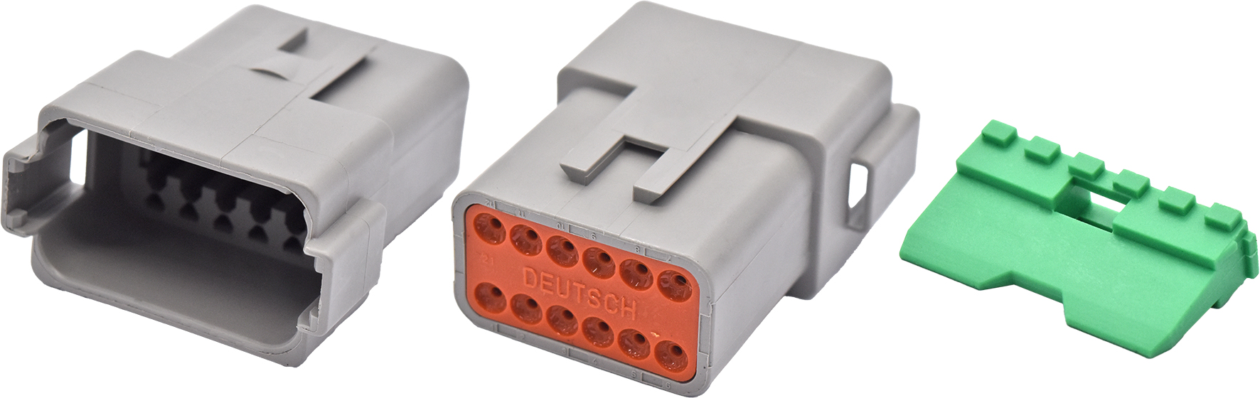 1pc Female Twelve Cavity  Connector & Wedgelock