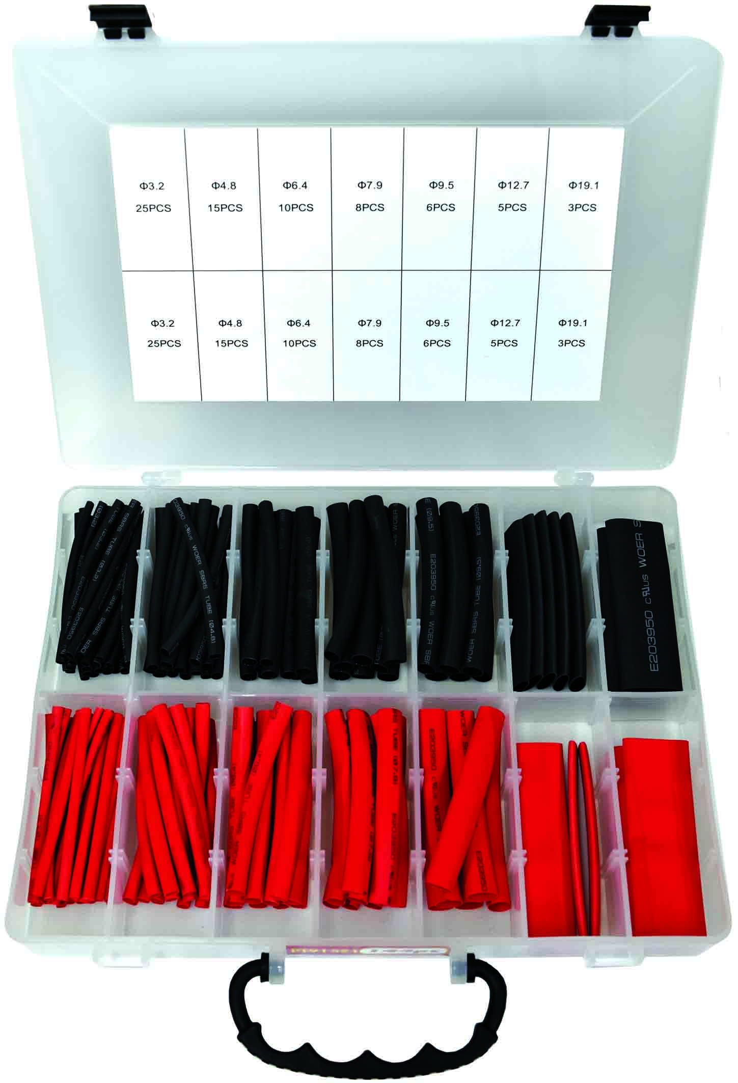 144pc DUAL WALL ADHESIVE HEAT SHRINK TUBE