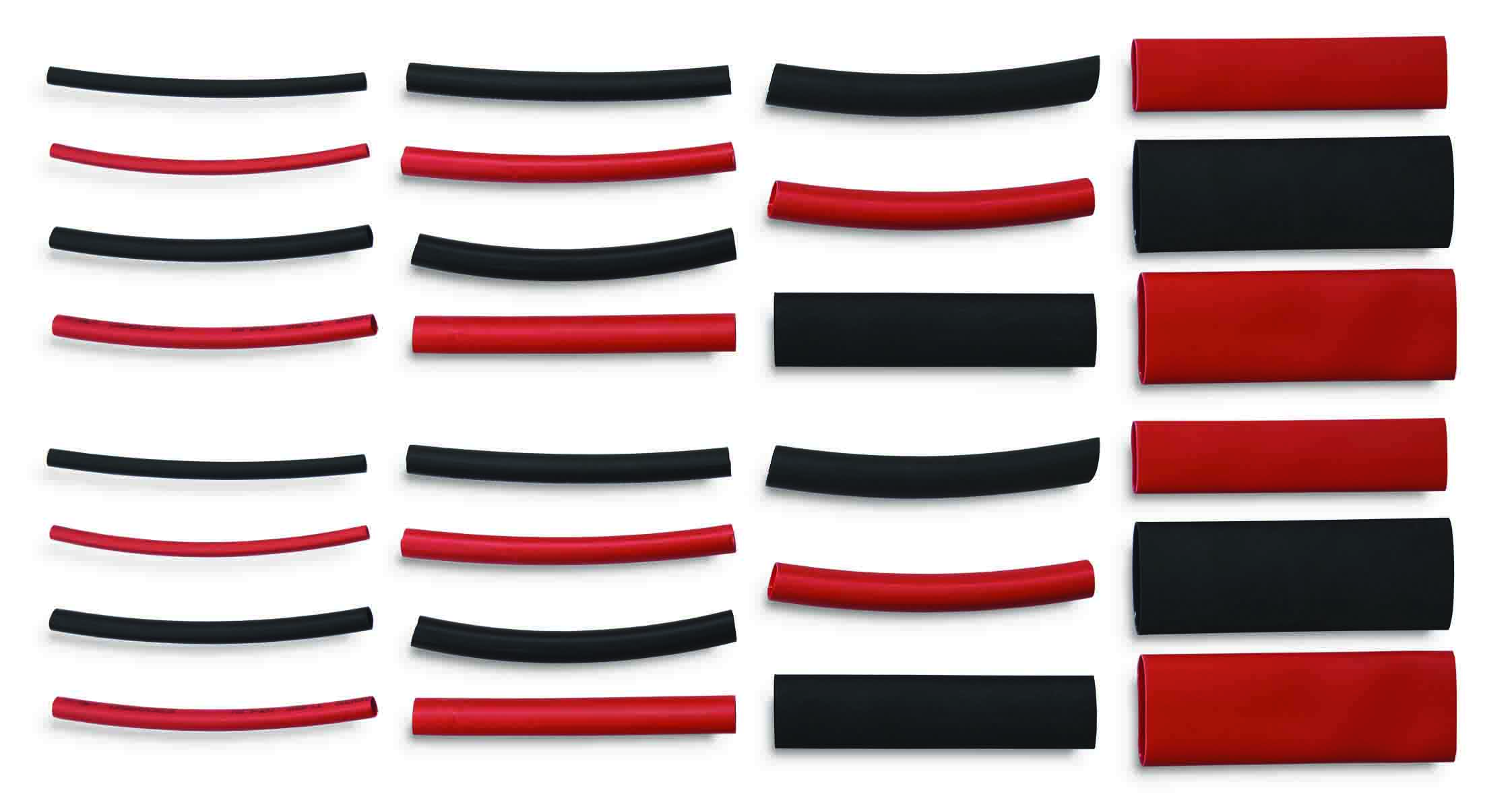 144pc DUAL WALL ADHESIVE HEAT SHRINK TUBE