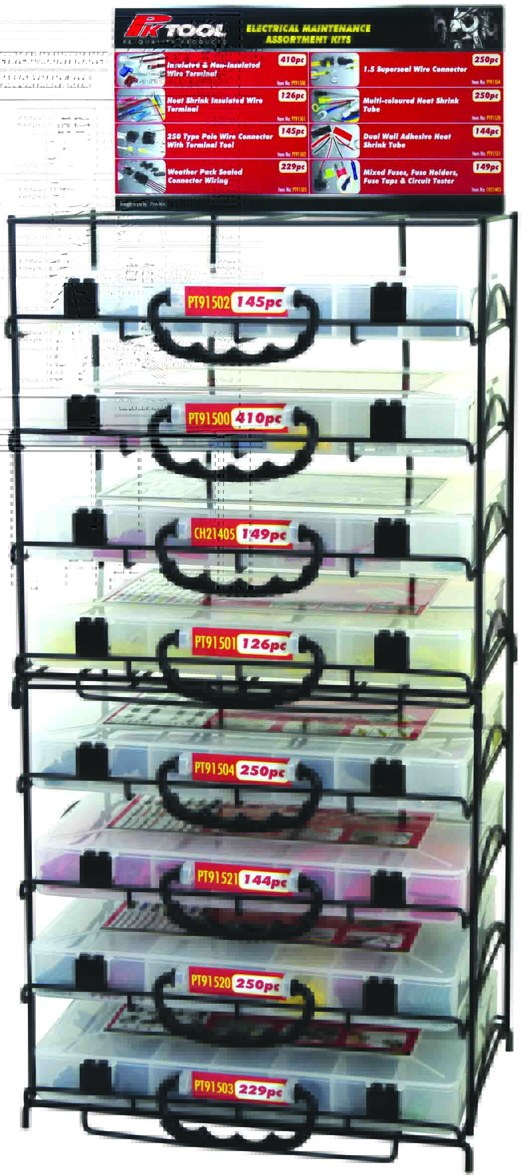 LARGE CASE ASSORTMENT KIT POS MERCHANDISER