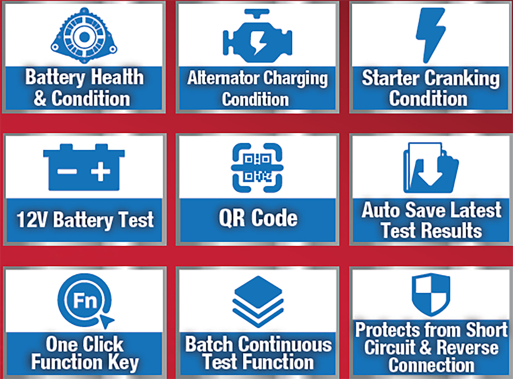 12v/24v Electronic Automotive Battery Tester & Analyser