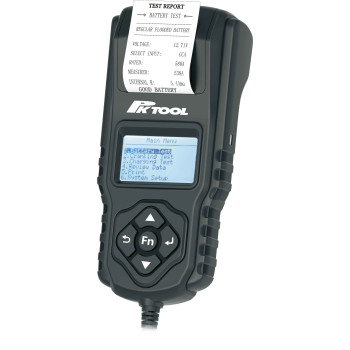 12V/24v Electronic Battery Tester & Analyzer with Built-In Thermal Printer