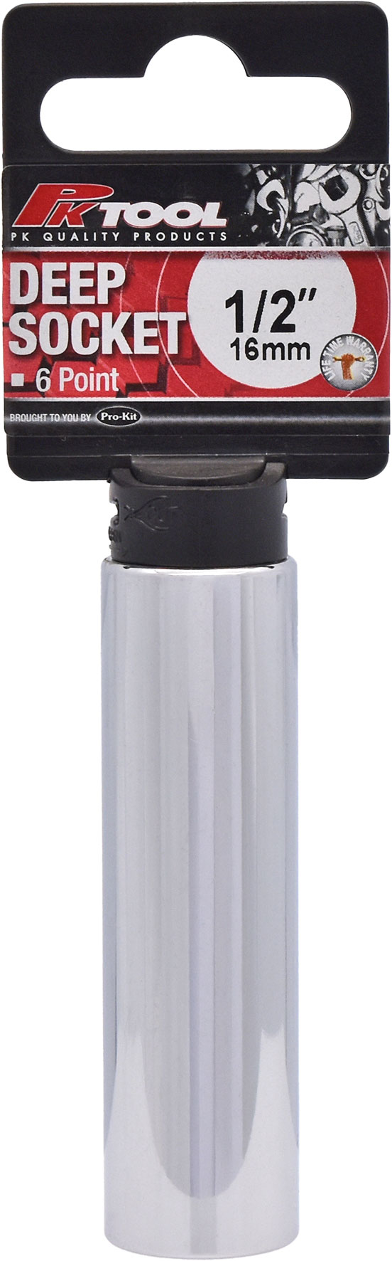 1/2” Dr 6pt 16mm Deep Socket
