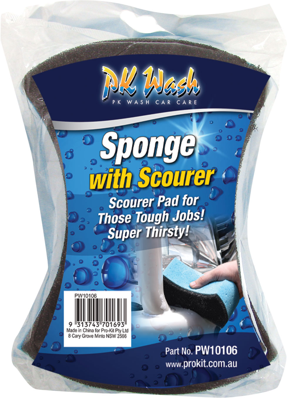 SPONGE – WITH SCOURING PAD