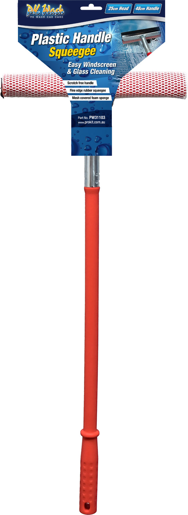48cm PLASTIC HANDLE SQUEEGEE