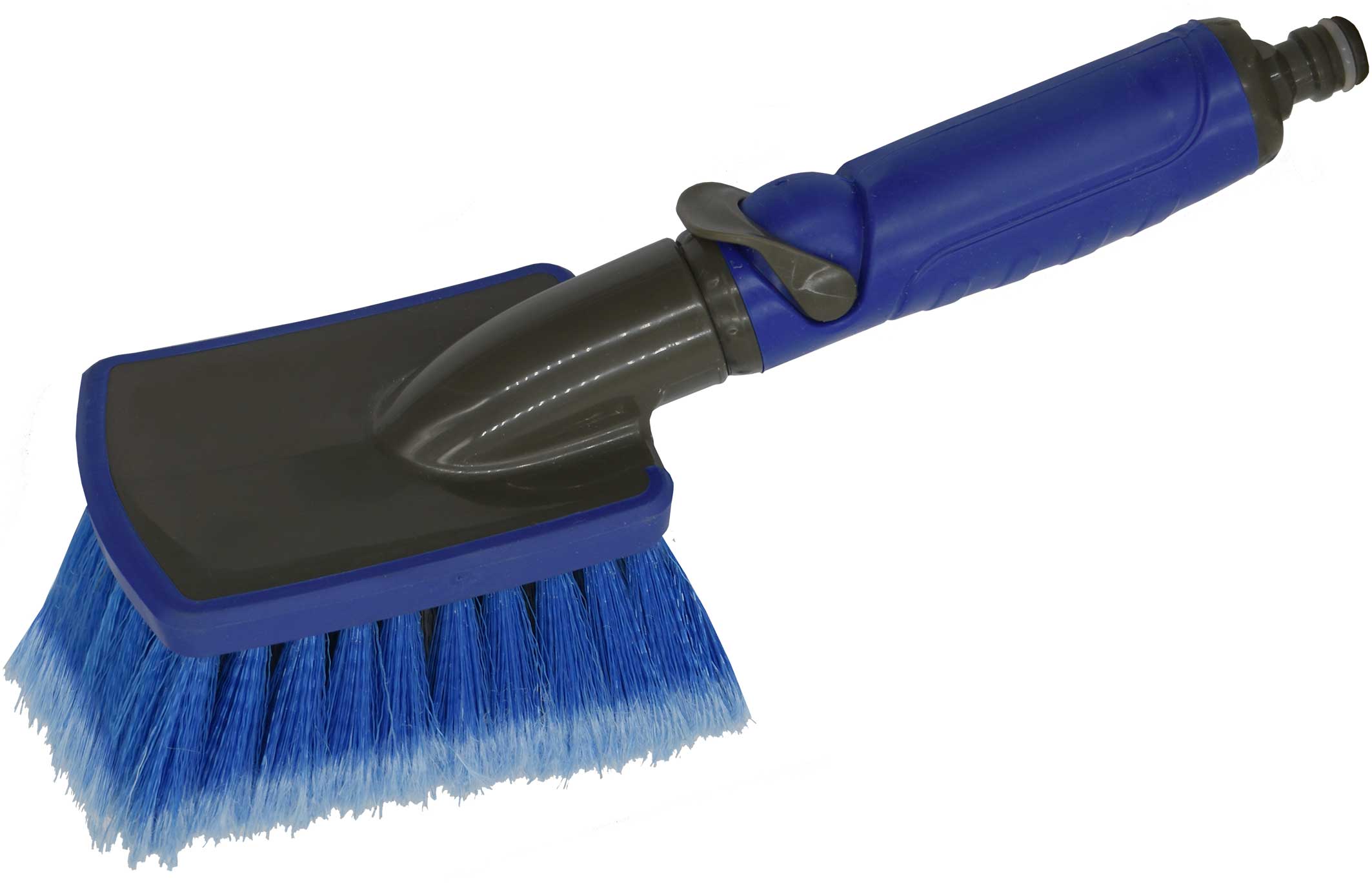 Flow-Thru Brush with Water Flow Regulating Switch